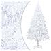 Set Albero Natale Artificiale con LED Palline Bianco 120cm PVC - Foto miniatura 2