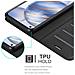 Custodia Compatibile Con Honor 30 In Nero Carbone - Coperchio Protettiva Con Chiusura Magnetica, Funzione Stand E Tasca Per Le Carte - Foto miniatura 5
