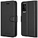 Custodia Compatibile Con Honor 30 In Nero Carbone - Coperchio Protettiva Con Chiusura Magnetica, Funzione Stand E Tasca Per Le Carte - Foto miniatura 8