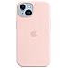 Custodia Magsafe In Silicone Per Iphone 14 Pro - Rosa Creta - Foto miniatura 1