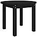 Tavolino Da Salotto Nero 55x45 Cm In Legno Massello Di Pino - Foto miniatura 2
