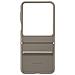Cover Per Samsung Z Flip5 Similpelle Originale Flap Eco-leather Case Etoupe - Foto miniatura 1