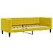 Letto Da Giorno Giallo 80x200 Cm In Velluto - Foto miniatura 1