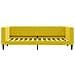 Letto Da Giorno Giallo 80x200 Cm In Velluto - Foto miniatura 2