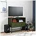 Mobile Tv Verde Oliva 68x39x60,5 Cm In Acciaio - Foto miniatura 2