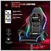Sedia Gaming Con Led -  Schienale Reclinabile - Sedie Da Gamer Nero - Foto miniatura 2
