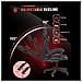 Sedia Gaming Con Led -  Schienale Reclinabile - Sedie Da Gamer Nero - Foto miniatura 4
