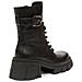 Black Casual Closed Booties Stivaletti Sintetico E Tessile Scarpe Donna Nero Eu 38, 848071/05-01 - Foto miniatura 3