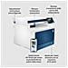 Stampante Multifunzione Laser a Colori Jet Pro 4302dw Scanner / con Display LCD Wi-Fi / Usb Colore Bianco / Blu - Foto miniatura 7