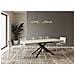 Tavolo allungabile 90x140/400 cm Karida cashmere gambe antracite - Foto miniatura 3