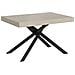 Tavolo allungabile 90x140/400 cm Karida cashmere gambe antracite - Foto miniatura 1