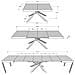 Tavolo allungabile 90x140/400 cm Karida cashmere gambe antracite - Foto miniatura 5