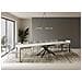 Tavolo allungabile 90x140/400 cm Karida cashmere gambe antracite - Foto miniatura 4
