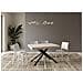 Tavolo allungabile 90x140/400 cm Karida cashmere gambe antracite - Foto miniatura 2