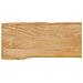 Piano Tavolo 90x40x2,5 Cm Bordi Vivi In Legno Massello Di Mango - Foto miniatura 1