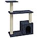 Lusso Casadino -  Albero Per Gatti Con Tiragraffi In Sisal Grigio Scuro 70 Cm - Foto miniatura 1