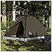 Tenda da Campeggio a Cupola per 4 Persone Marrone Impermeabile - Foto miniatura 1