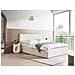 Letto Contenitore Bouclé Rochefort 160 X 200 Cm Bianco Sporco - Foto miniatura 1