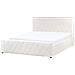 Letto Contenitore Bouclé Rochefort 160 X 200 Cm Bianco Sporco - Foto miniatura 5