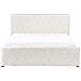 Letto Contenitore Bouclé Rochefort 160 X 200 Cm Bianco Sporco - Foto miniatura 6