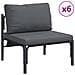 Set Divano da Giardino 14 pcs Antracite Acciaio - Foto miniatura 4