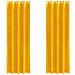 Tende con tende 2 pcs giallo senape 140 x 245 cm Velluto - Foto miniatura 1