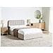 Letto Contenitore Ciniglia Challans 140 X 200 Cm Beige - Foto miniatura 1