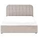 Letto Contenitore Ciniglia Challans 140 X 200 Cm Beige - Foto miniatura 3