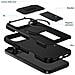 Custodia Magnetica 2-in-1 Con Supporto E Protezione Antiurto Compatibile Con Iphone 17 Air Black - Foto miniatura 2