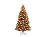 Albero di Natale con 300 LED con supporto Oro 180 cm PET - Foto miniatura 3