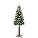 Albero di Natale snodato con 300 LED con supporto Verde 180 cm - Foto miniatura 4