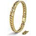 , Bracciale Da Uomo Premium Con Maglie Cubane | Acciaio Chirurgico 316l, Placcato Oro, 20 Cm - Foto miniatura 1