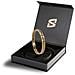 , Bracciale Da Uomo Premium Con Maglie Cubane | Acciaio Chirurgico 316l, Placcato Oro, 20 Cm - Foto miniatura 2