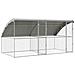 Cuccia per cani 2 pcs Argento 4 x 2 x 2 m Acciaio zincato - Foto miniatura 1