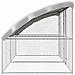 Cuccia per cani 2 pcs Argento 4 x 2 x 2 m Acciaio zincato - Foto miniatura 5