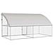 Cuccia per cani 2 pcs Argento 4 x 2 x 2 m Acciaio zincato - Foto miniatura 6