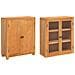 Set di Mobili per Magazzino con lo scaffale 2 pcs Naturale - Foto miniatura 5
