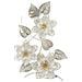 Decorazione In Metallo 3d Fiori 34-multicolore-metallo-39x5,5x67,5 Cm - Foto miniatura 1