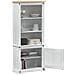 Credenza Bianco 74 x 38 x 170 cm Pino massello - Foto miniatura 3