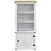 Credenza Bianco 74 x 38 x 170 cm Pino massello - Foto miniatura 4