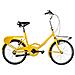 Bici Linea Cantiere Misura 20 Bicicletta Senza Cambio 1v Con Gomme Antiforo Cnt20 Completa Di Accessori Con Luci A Led - 43 Giallo - Foto miniatura 1
