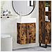 Mobile bagno con rubinetto Rovere Fumo 45,5 x 22,5 x 84 cm - Foto miniatura 2