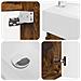 Mobile bagno con rubinetto Rovere Fumo 45,5 x 22,5 x 84 cm - Foto miniatura 8