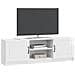Mobile TV Bianco Lucido 150 x 31 x 47 cm Legno ingegnerizzato - Foto miniatura 2