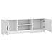 Mobile TV Bianco Lucido 150 x 31 x 47 cm Legno ingegnerizzato - Foto miniatura 3