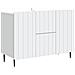 Credenza Bianco 89 x 34,5 x 62 cm Legno ingegnerizzato - Foto miniatura 1