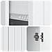 Credenza Bianco 89 x 34,5 x 62 cm Legno ingegnerizzato - Foto miniatura 9