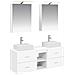 Set di mobili per il bagno 5 pcs Bianco - Foto miniatura 1