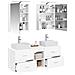Set di mobili per il bagno 5 pcs Bianco - Foto miniatura 3