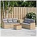 Set di divani 8 pz Beige e Grigio Chiaro - Foto miniatura 8